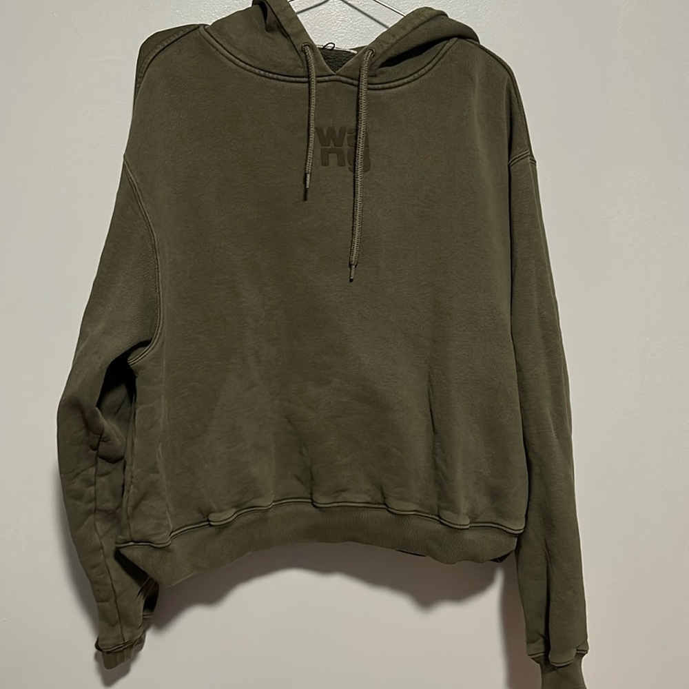 Alexander Wang Essentials puff logo hoodie